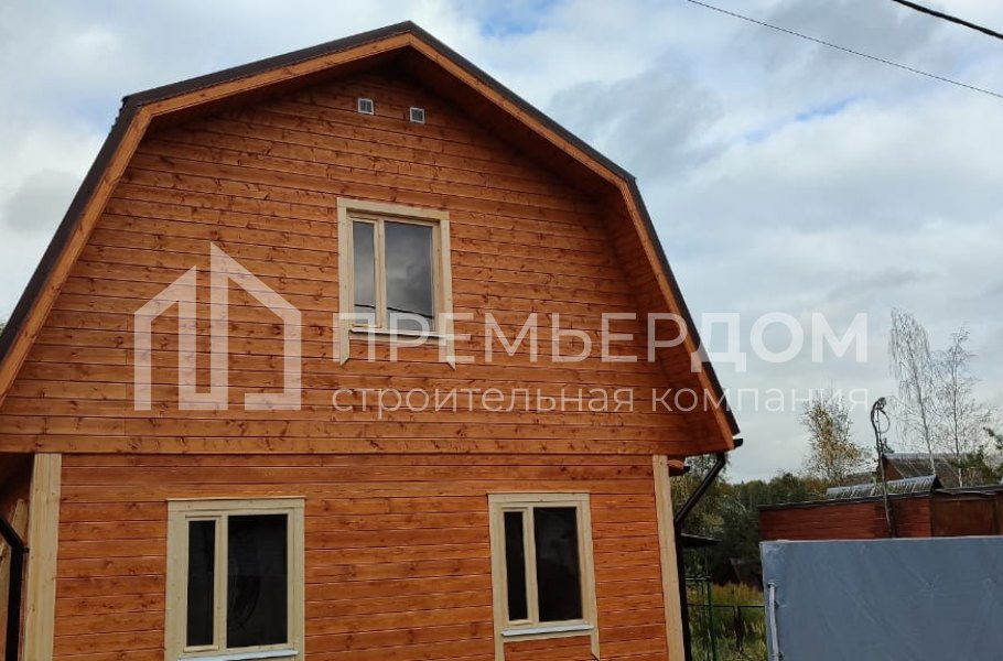 Фото со стройплощадок - Дом из бруса 6х7,2 м