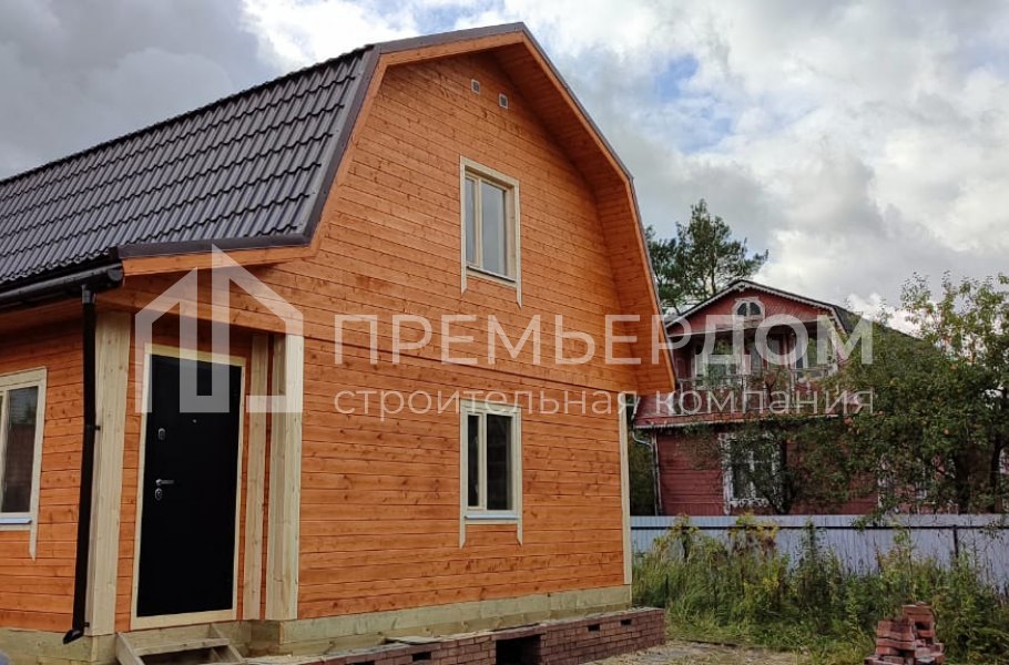 Фото со стройплощадок - Дом из бруса 6х7,2 м