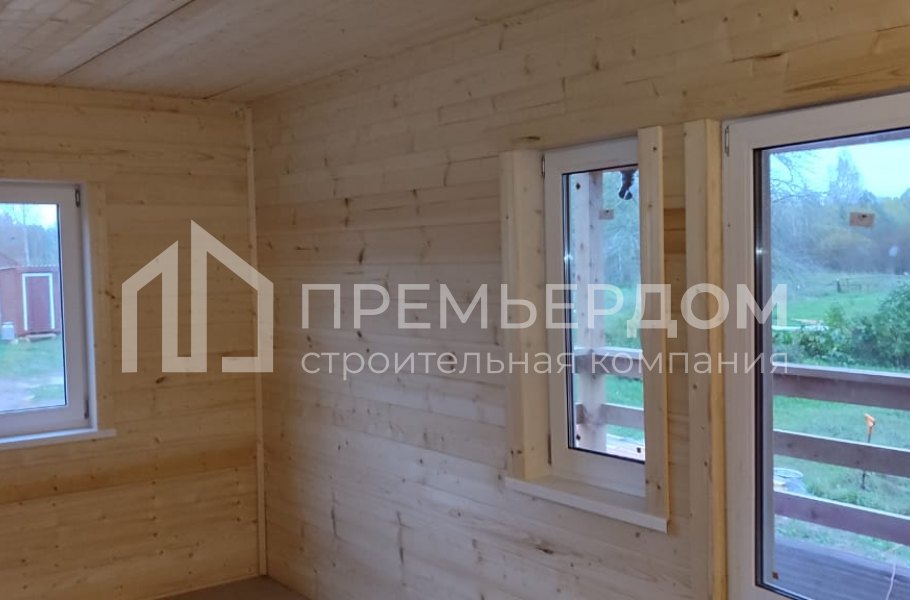 Фото со стройплощадок - Каркасный дом 8,5х11 м 