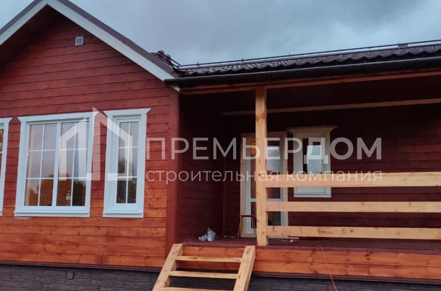 Фото со стройплощадок - Каркасный дом 8,5х11 м 