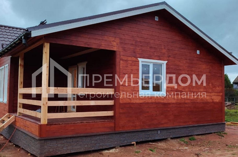 Фото со стройплощадок - Каркасный дом 8,5х11 м 