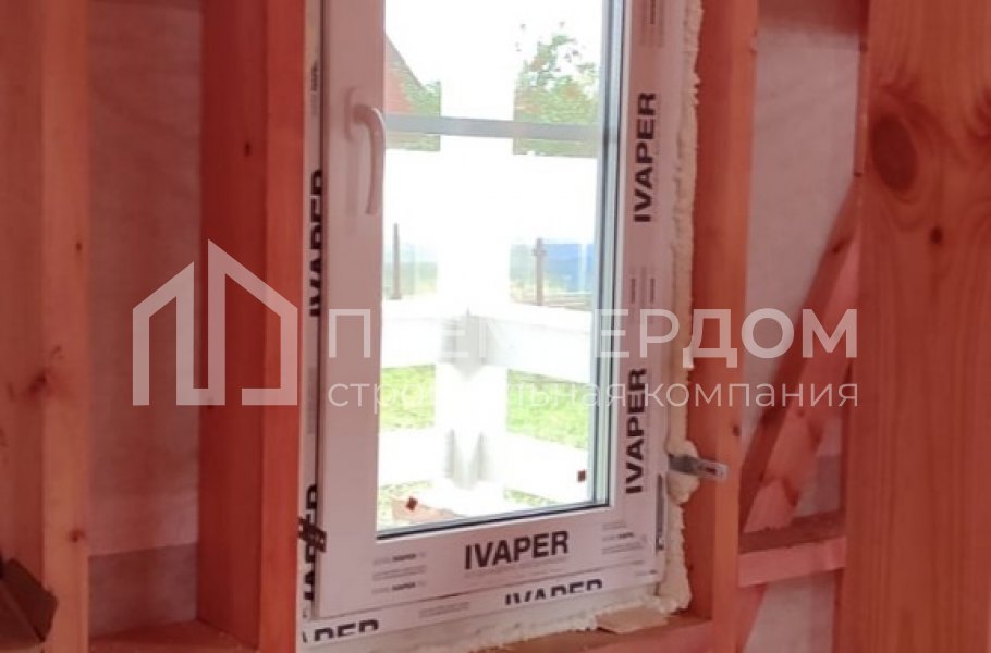 Фото со стройплощадок - Каркасный дом 8х8 м 