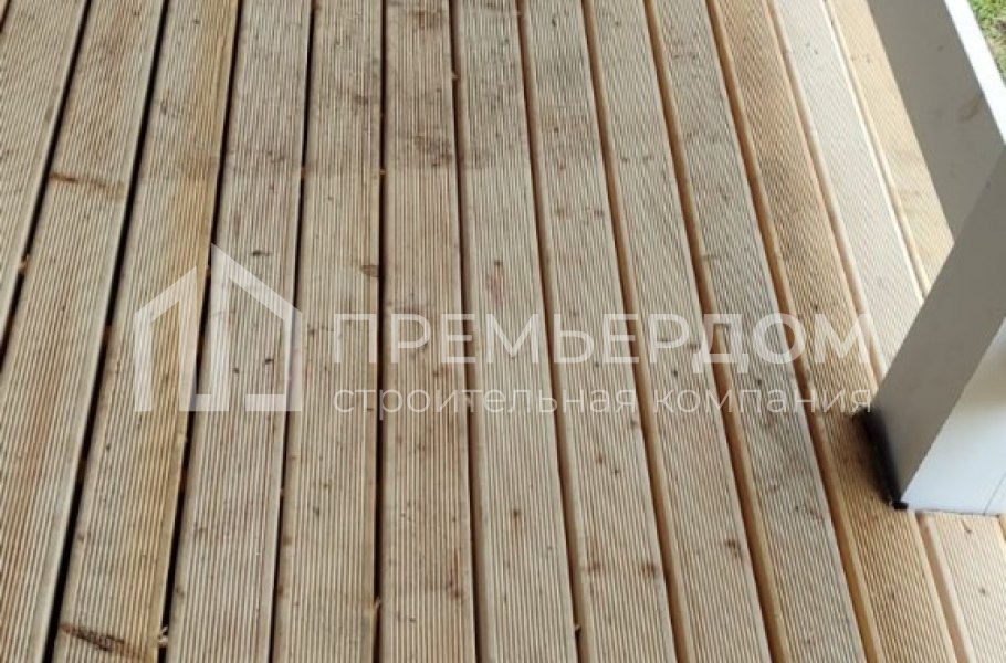 Фото со стройплощадок - Каркасный дом 8х8 м 