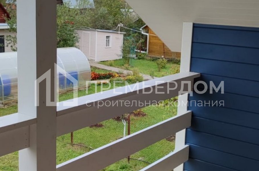 Фото со стройплощадок - Каркасный дом 8х8 м 