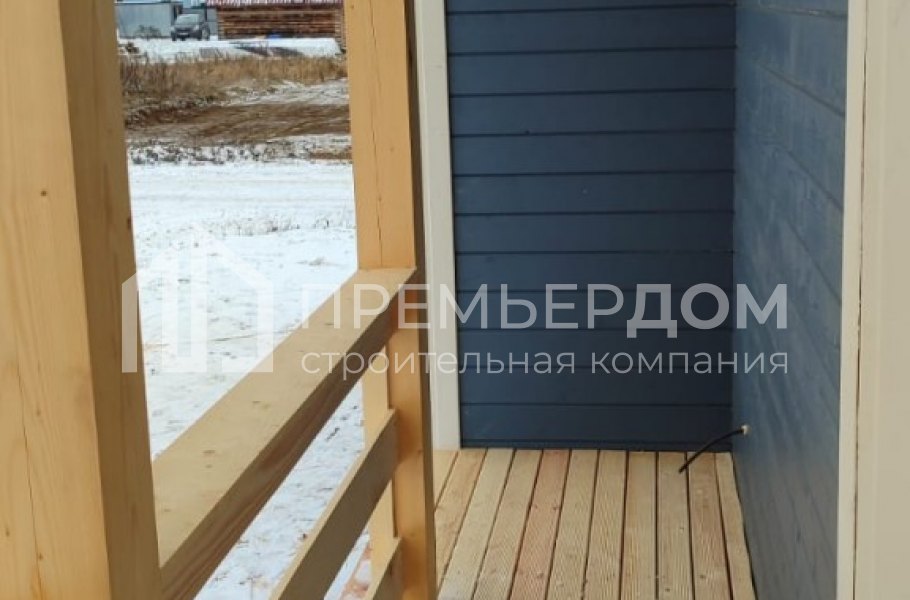 Фото со стройплощадок - Каркасный дом 7х11.5 м.