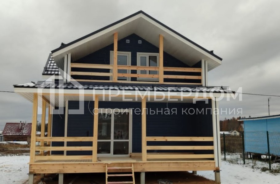 Фото со стройплощадок - Каркасный дом 7х11.5 м.