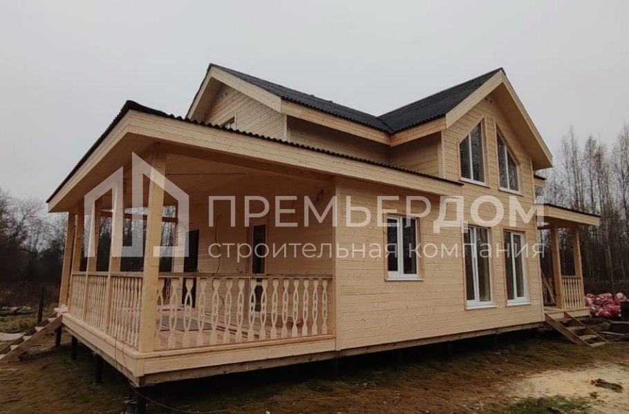 Фото со стройплощадок - Каркасный дом 7,5х13 м