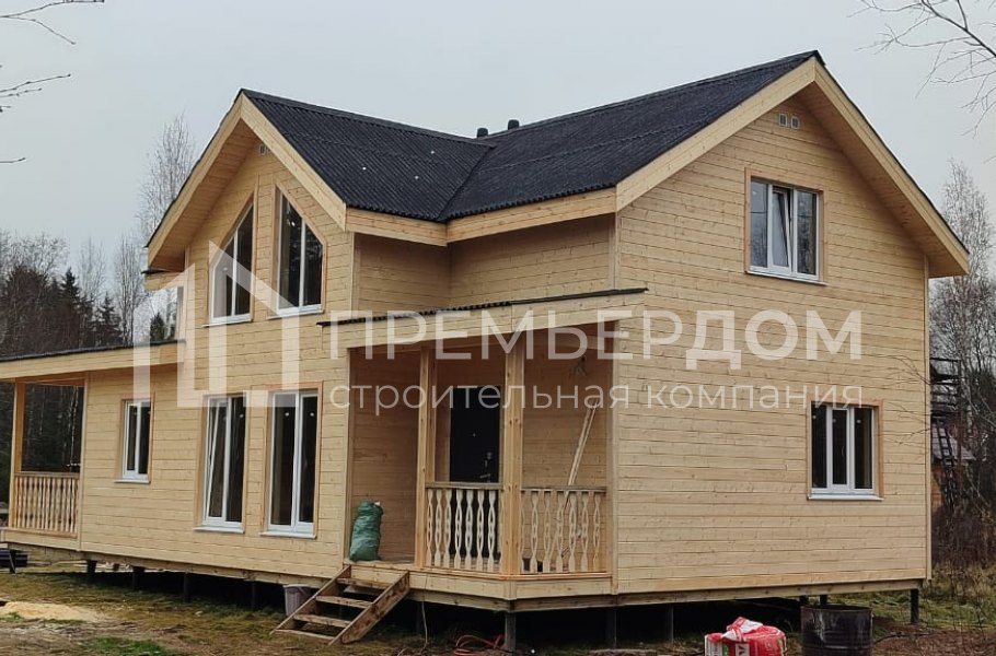 Фото со стройплощадок - Каркасный дом 7,5х13 м