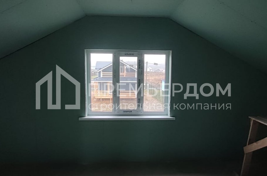 Фото со стройплощадок - Каркасный дом 7х11 м.