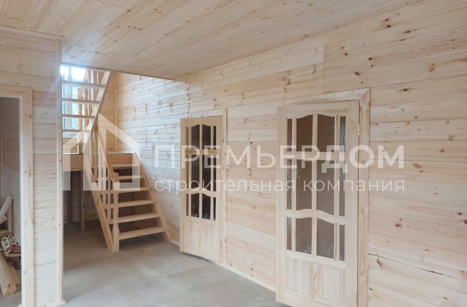 Фото со стройплощадок - Каркасный дом 9х11.5 м.