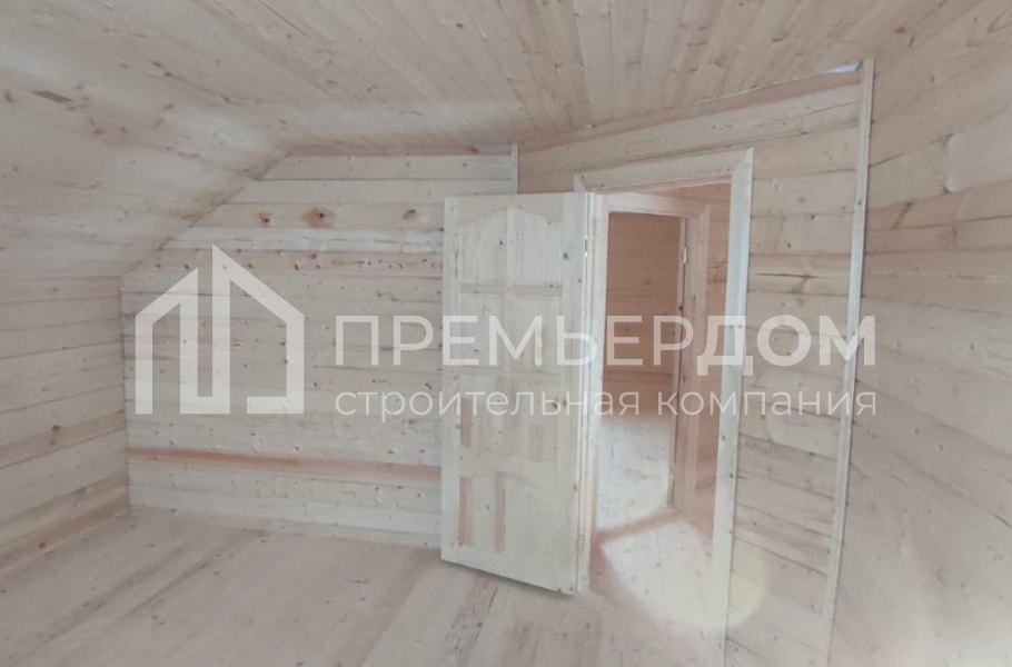 Фото со стройплощадок - Дом из бруса 8х9 м.