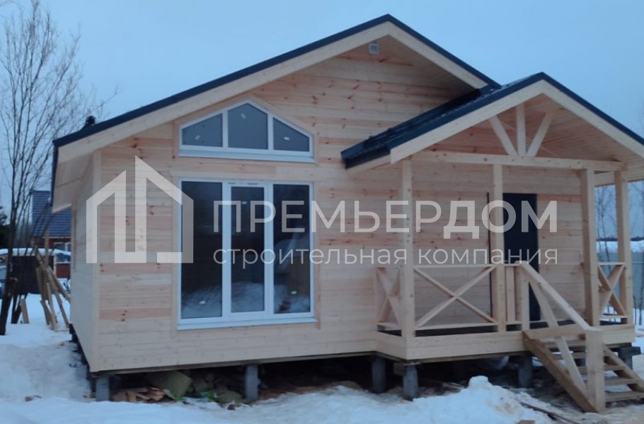 Фото со стройплощадок - Каркасный дом 8х9 м.