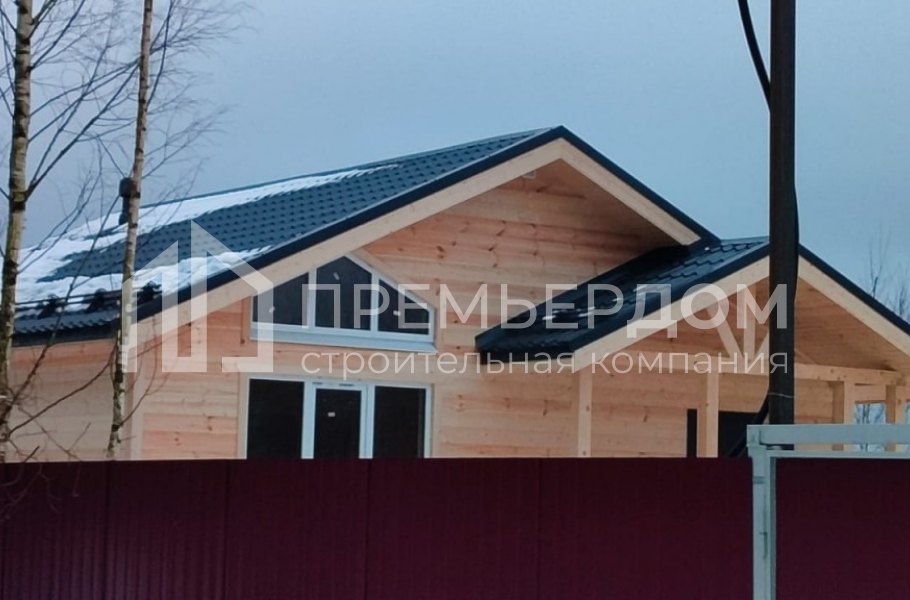 Фото со стройплощадок - Каркасный дом 8х9 м.