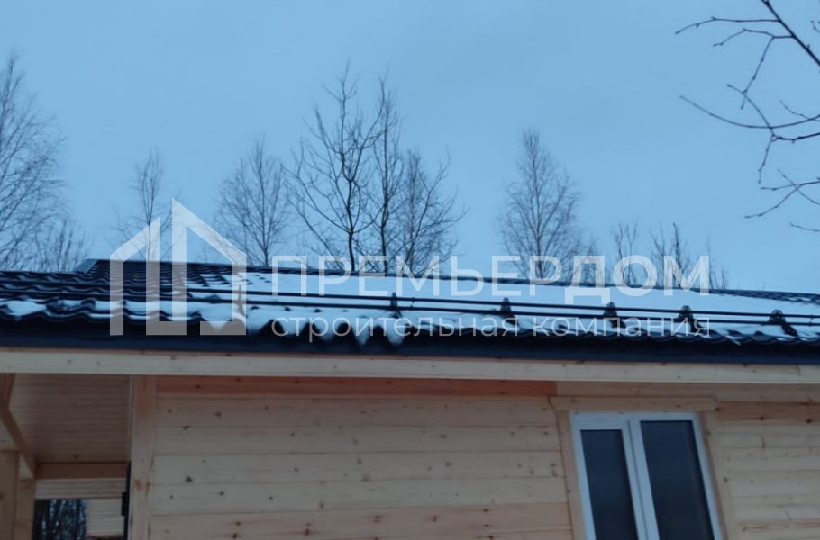 Фото со стройплощадок - Каркасный дом 8х9 м.