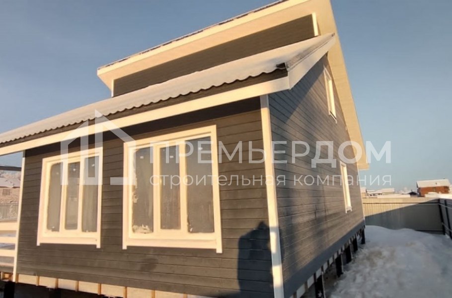 Фото со стройплощадок - Каркасный дом 10.5×12 м.