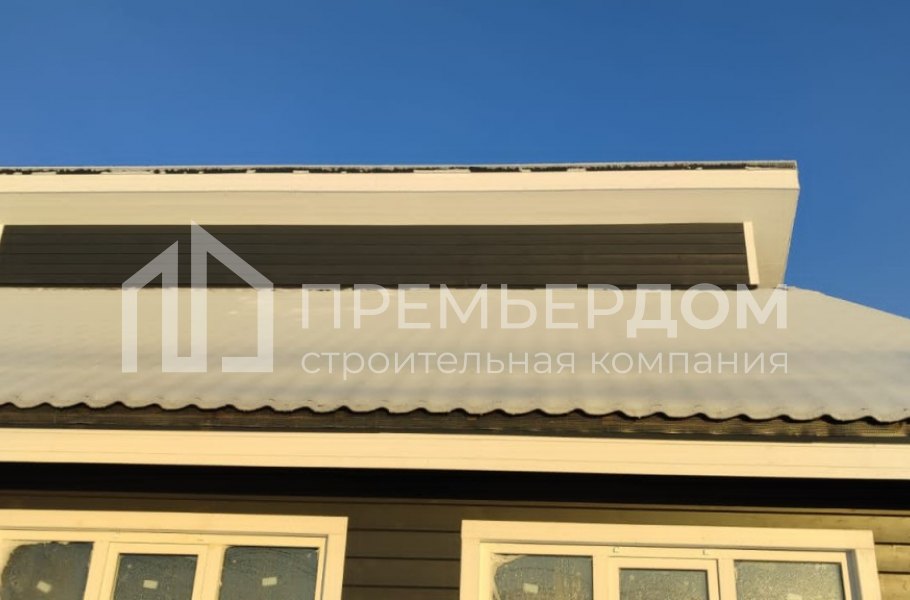 Фото со стройплощадок - Каркасный дом 10.5×12 м.