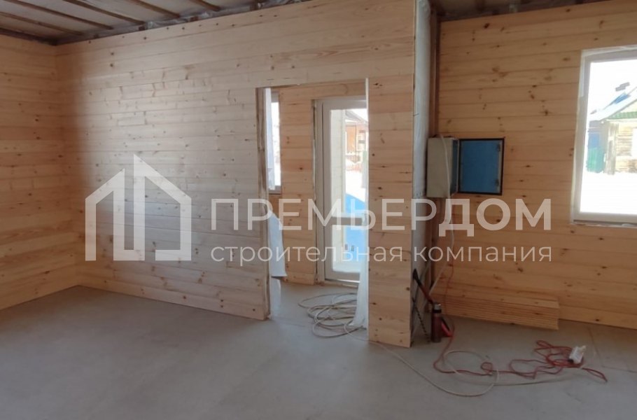 Фото со стройплощадок - Каркасный дом 8х9 м. 