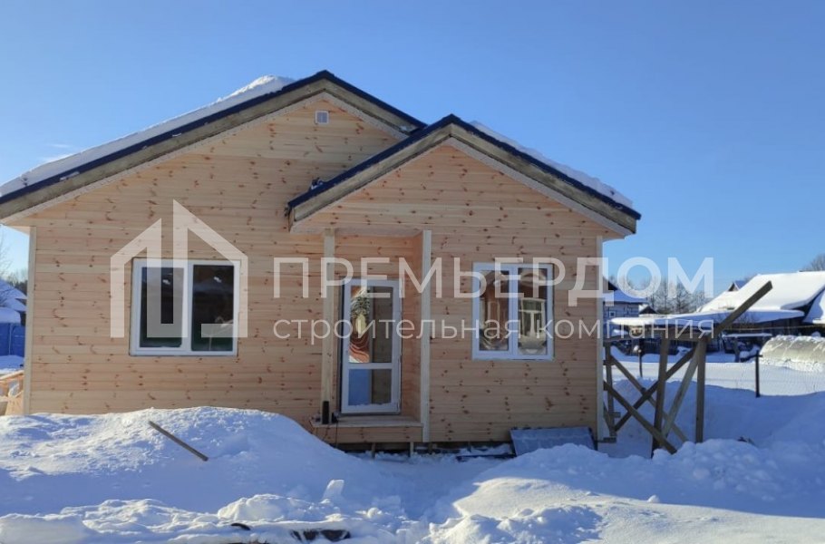 Фото со стройплощадок - Каркасный дом 8х9 м. 