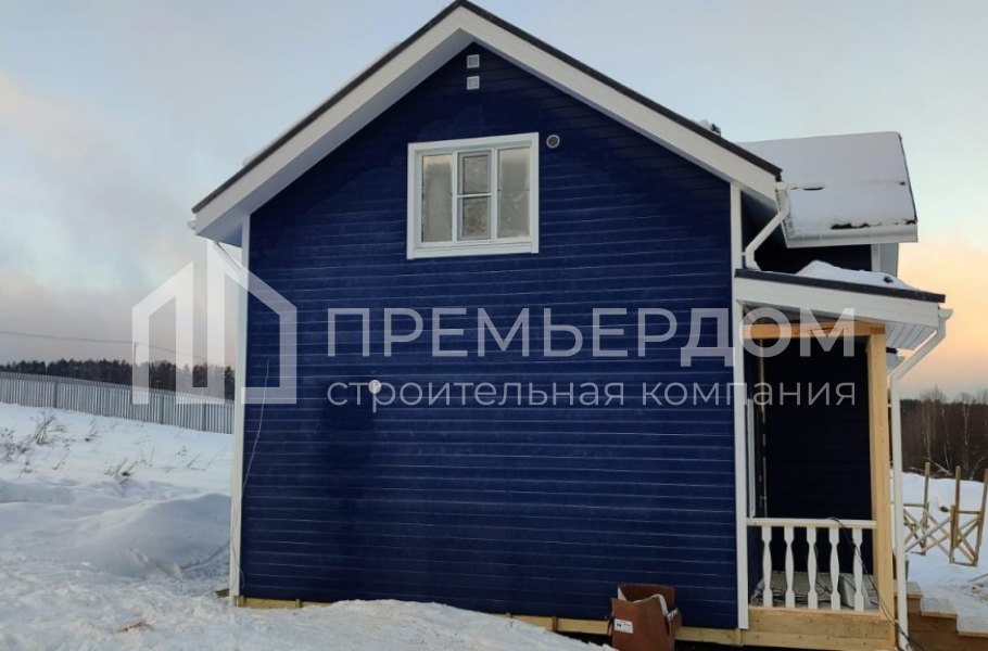 Фото со стройплощадок - Каркасный дом 7,5х13 м.