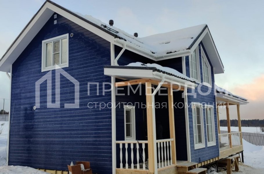 Фото со стройплощадок - Каркасный дом 7,5х13 м.