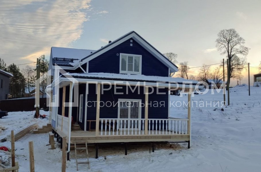 Фото со стройплощадок - Каркасный дом 7,5х13 м.