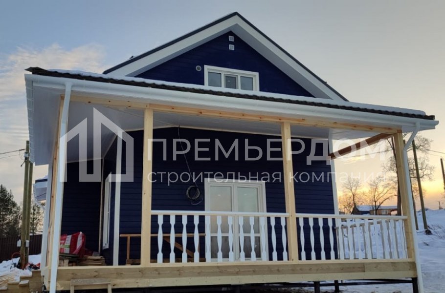 Фото со стройплощадок - Каркасный дом 7,5х13 м.