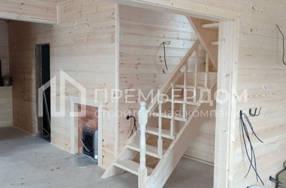 Фото со стройплощадок - Каркасный дом 7,5х13 м.