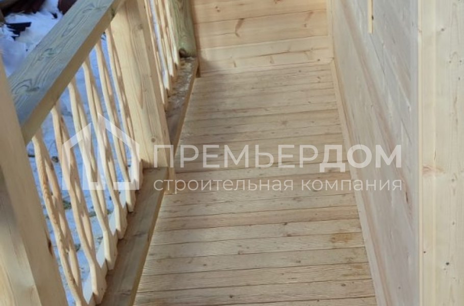 Фото со стройплощадок - Каркасный дом 7×8,5 м.