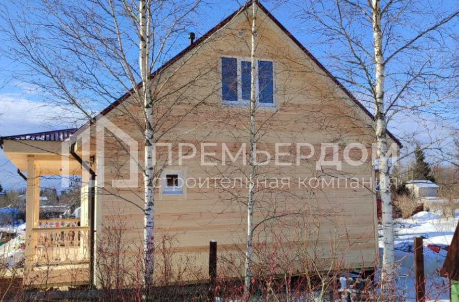 Фото со стройплощадок - Каркасный дом 7×8,5 м.