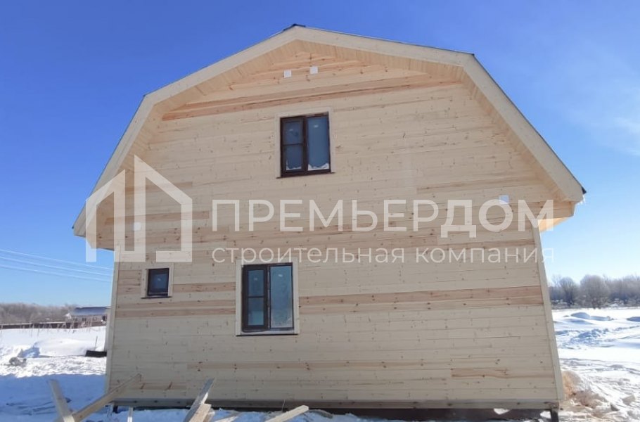 Фото со стройплощадок - Каркасный дом 7,5х8 м.