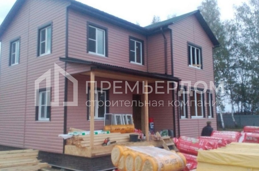 Фото со стройплощадок - Каркасный дом 9.5х7.5