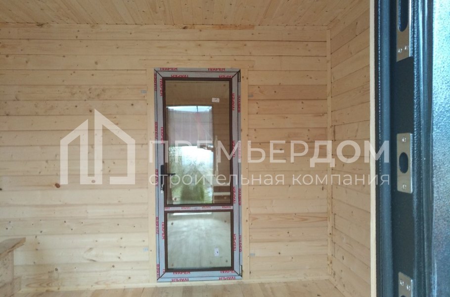 Фото со стройплощадок - Дом из бруса 8х9 м.