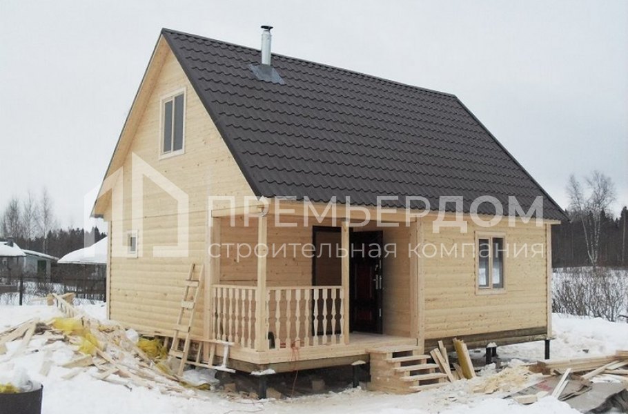 Фото со стройплощадок - Баня по проекту Б-13