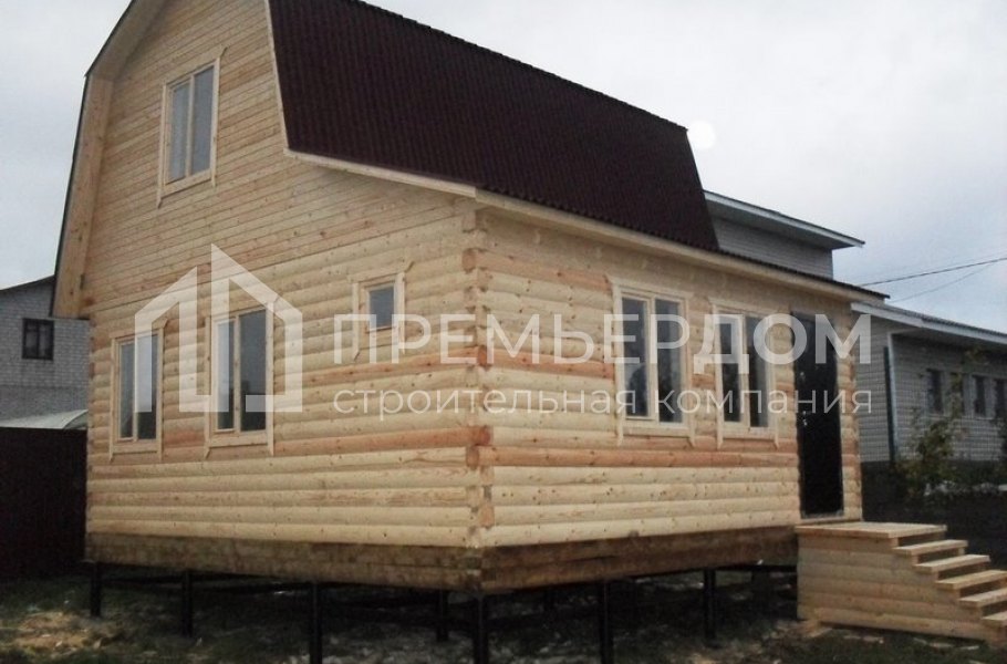 Фото со стройплощадок - Дом по проекту Д-84