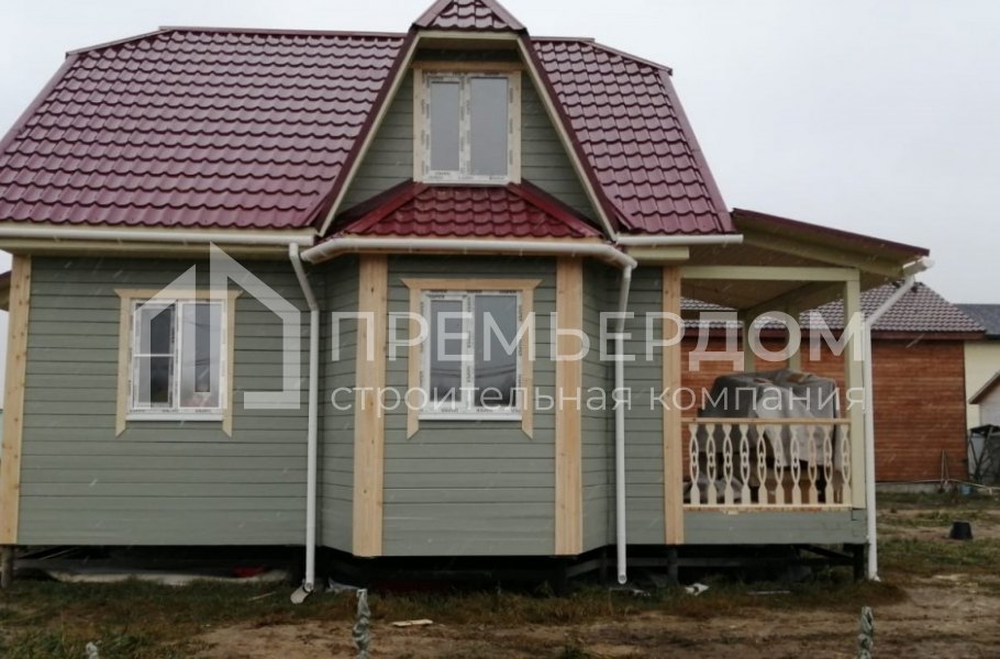 Фото со стройплощадок - Дом по проекту Д-12